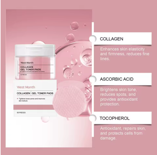 Collagen Gel Toner Pads
