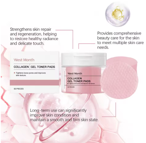 Collagen Gel Toner Pads — Repair, Hydrate & Firm