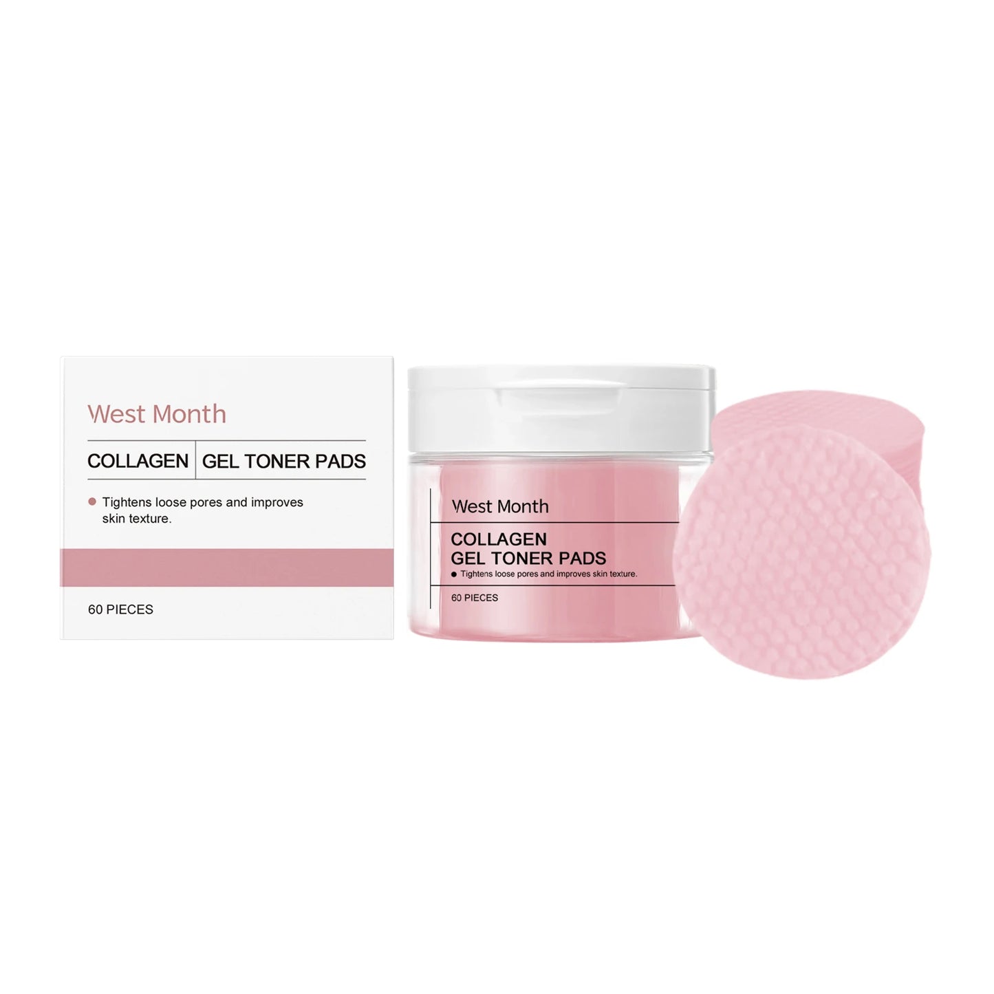 Collagen Glow Toner Pads – Lift, Firm & Smooth Your Skin