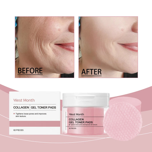 Collagen Glow Toner Pads – Lift, Firm & Smooth Your Skin